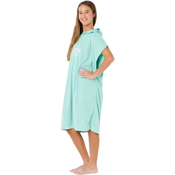2026 Rip Curl Junior Toalla Clásica De Surf Con Capucha Poncho 00CGTO - Teal